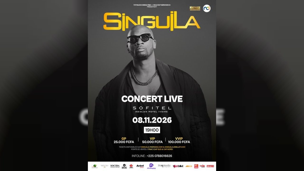 Singuila en concert live à Abidjan — Tikeha