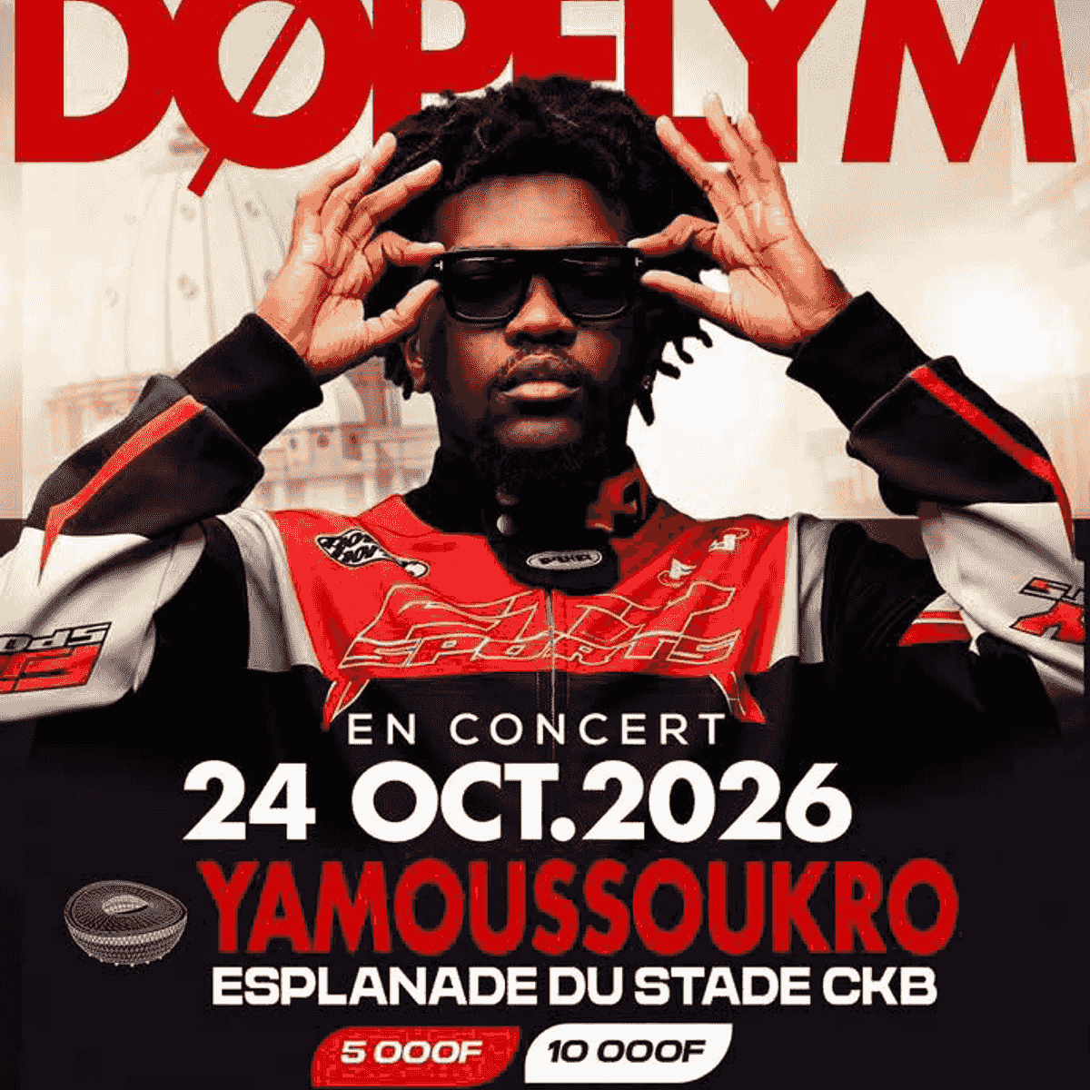 Dopelym en concert à Yamoussoukro — Tikeha