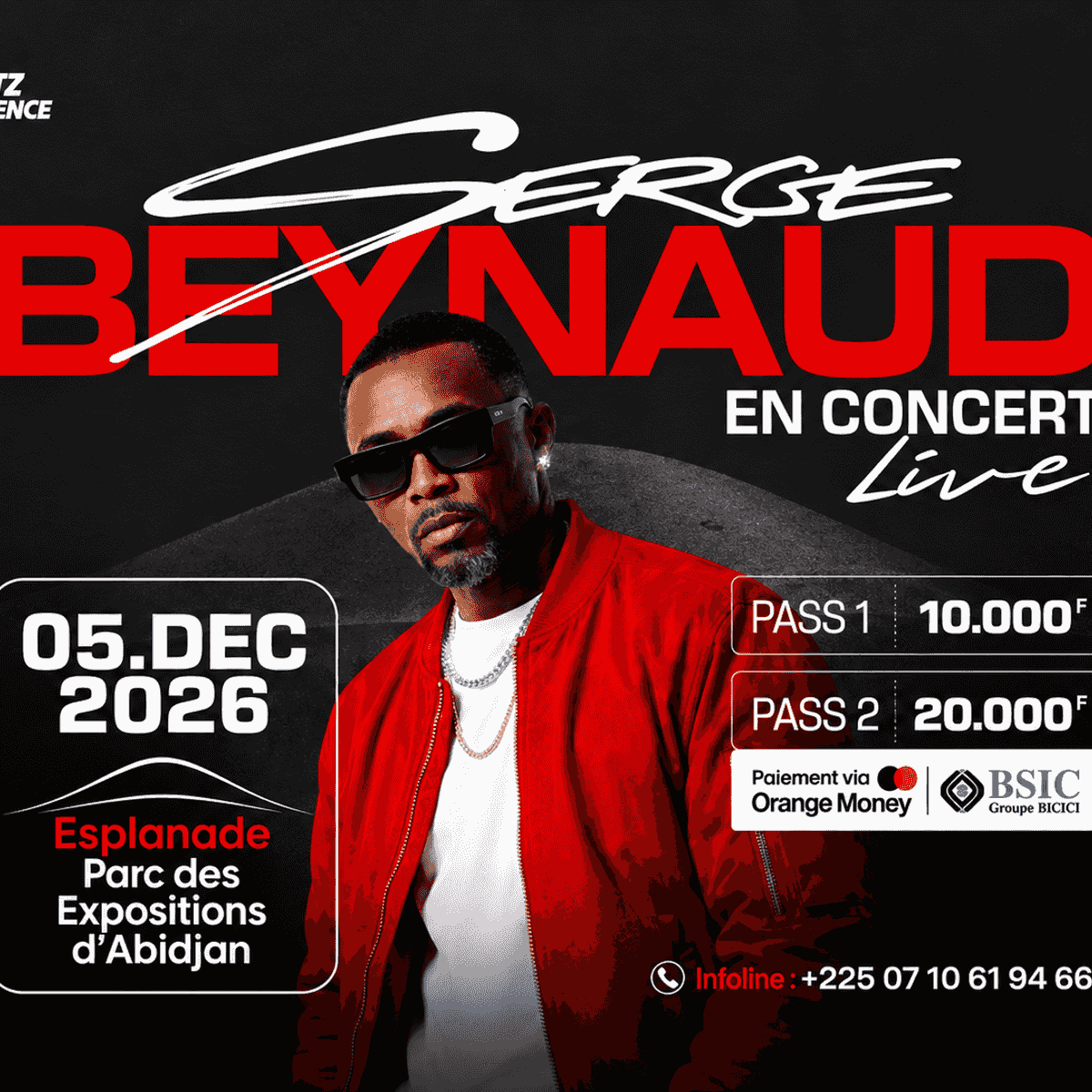 Serge Beynaud en concert à Abidjan — Tikeha