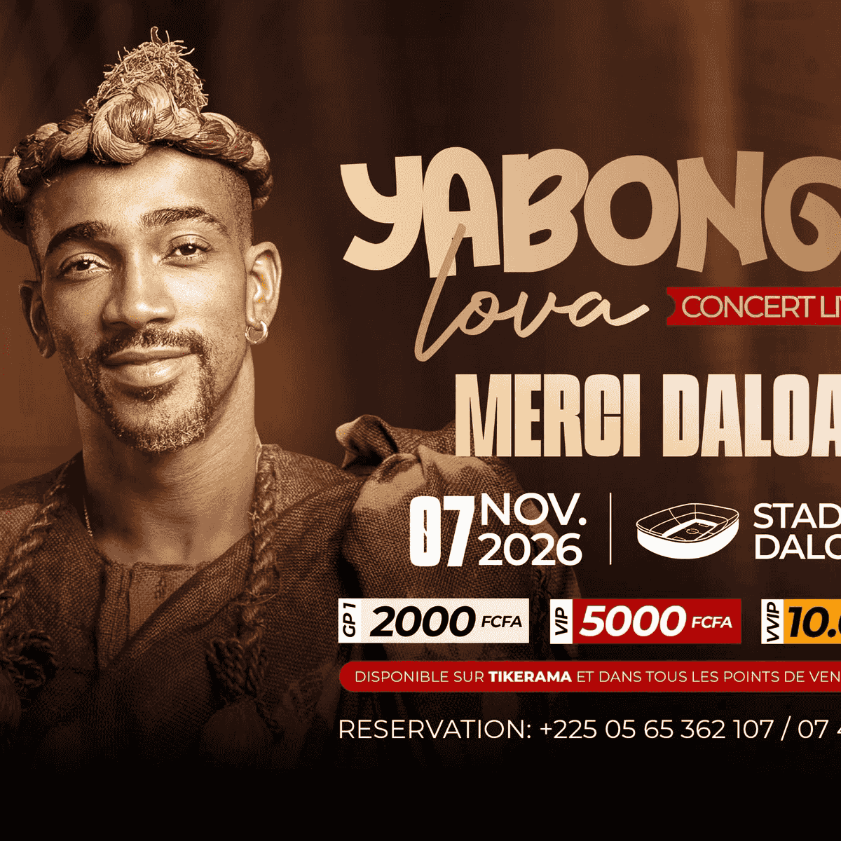 Yabongo Lova en concert live — Tikeha